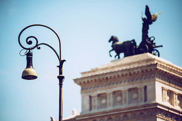 Close-up detail of Rome city, Italy by Eduardo Huelin Close-up detail of Rome city, Italy by Eduardo Huelin