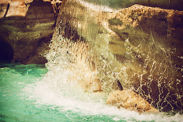Detail of Fontana di Trevi, Rome, Italy by Eduardo Huelin Detail of Fontana di Trevi, Rome, Italy by Eduardo Huelin