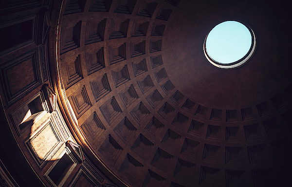 Interior of Rome Agrippa Pantheon, Italy by Eduardo Huelin Interior of Rome Agrippa Pantheon, Italy by Eduardo Huelin